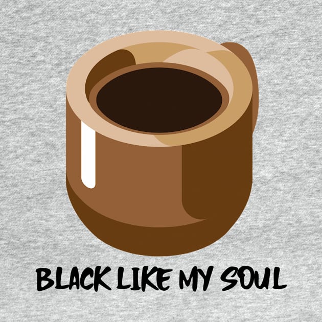 Black Like My Soul - Coffee Mug by MarieArquette